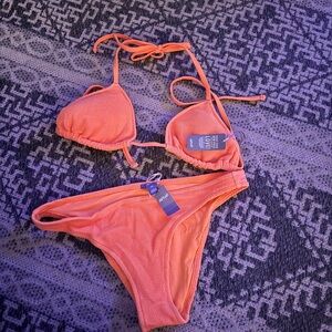 Aerie Vibrant Coral Bikini